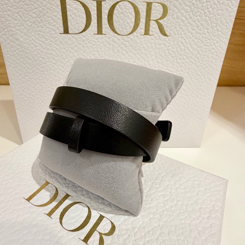 Dior雙圈皮革手環-7