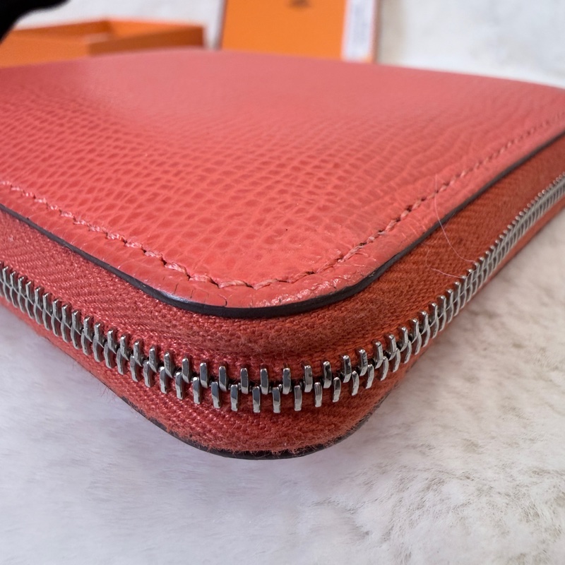 HERMES✨silkin 絲巾短夾零錢包 W刻-14