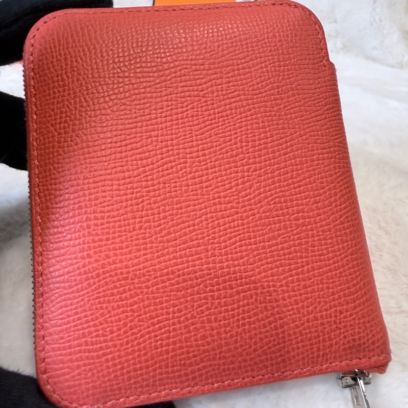 HERMES✨silkin 絲巾短夾零錢包 W刻-15