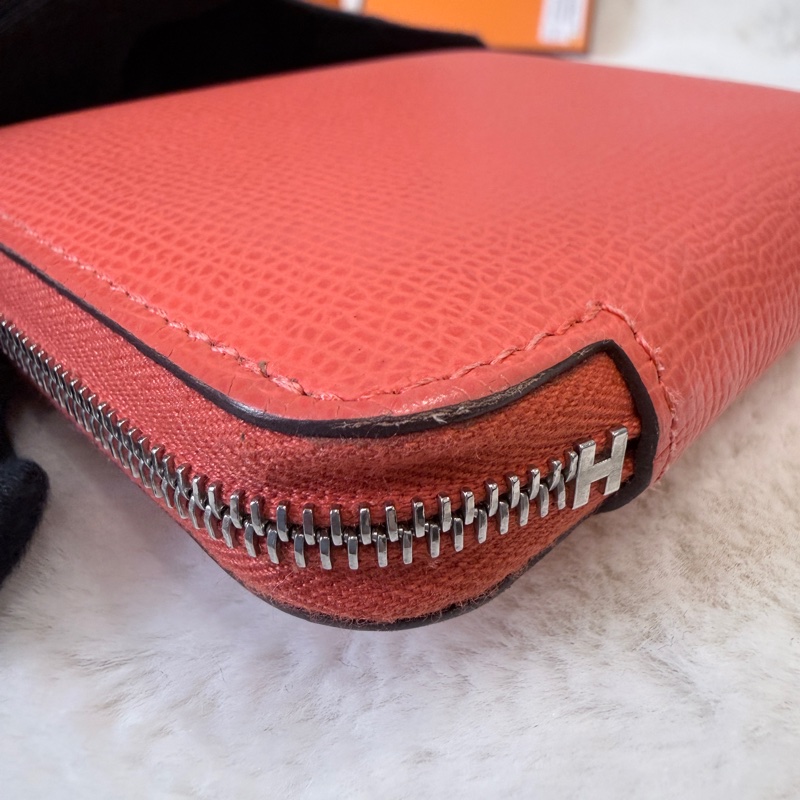 HERMES✨silkin 絲巾短夾零錢包 W刻-21