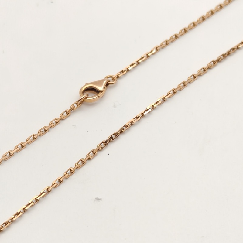 CARTIER LOVE大圓餅三鑽項鏈18K玫瑰金/鑽石-4