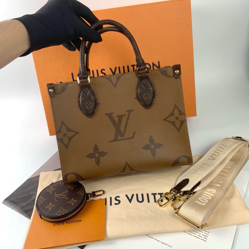 Lv onthego小號 🈶盒子/防塵袋/購證-0