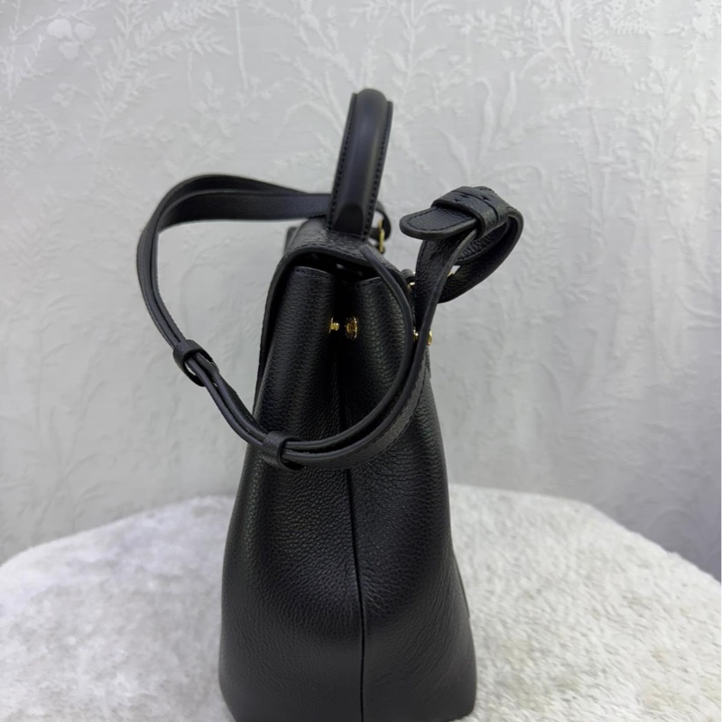 Polene Embossed Leather Handle Bag-3