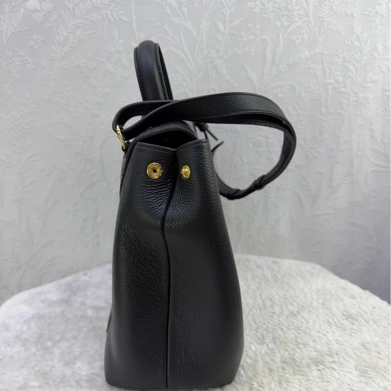 Polene Embossed Leather Handle Bag-4