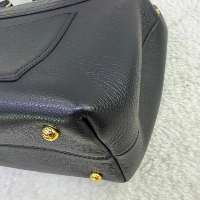 Polene Embossed Leather Handle Bag-6