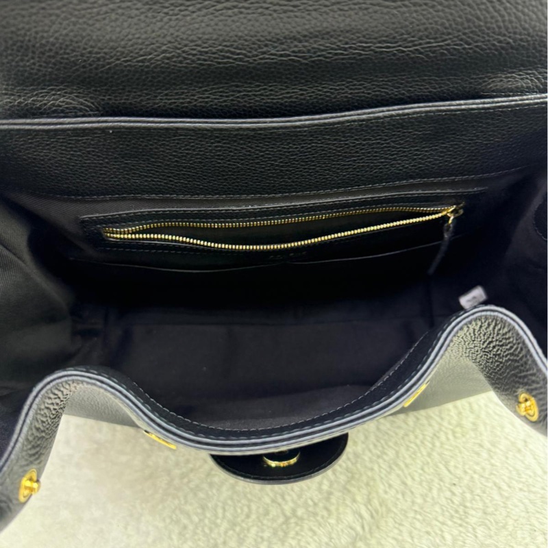 Polene Embossed Leather Handle Bag-10