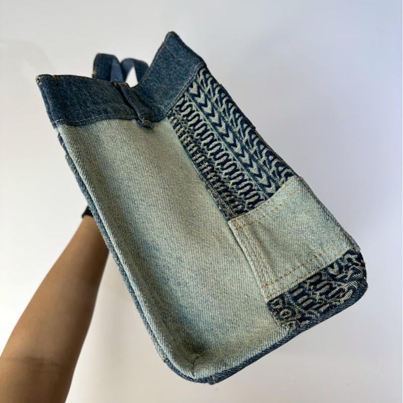 MarcJacobs|拼接牛仔包 中號-10