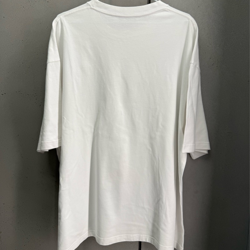 二手白色Balenciaga logo短袖T恤-1
