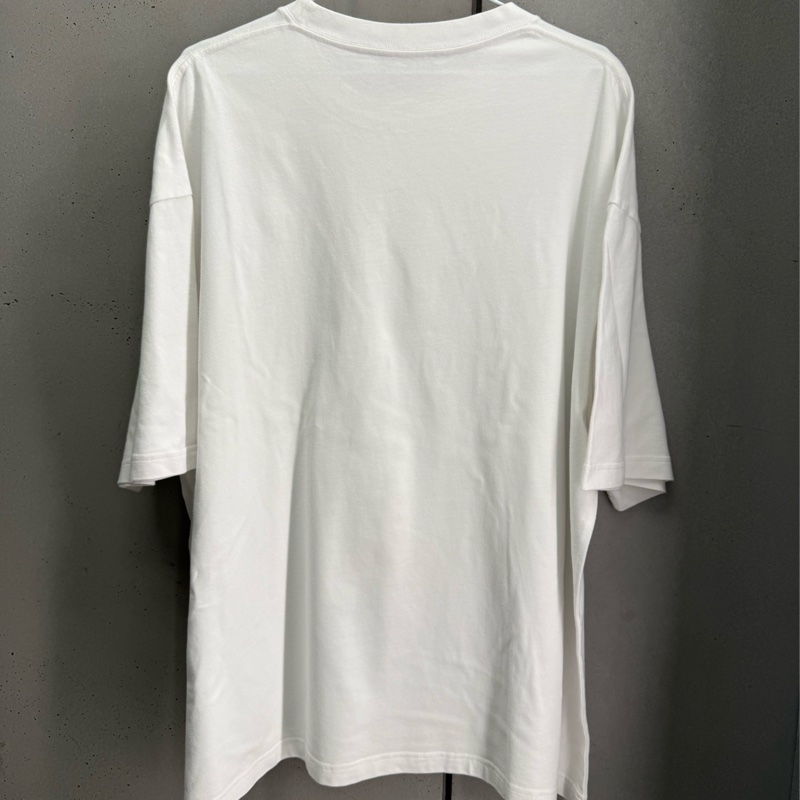 二手白色Balenciaga logo短袖T恤-6