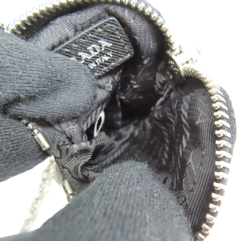 黑色 尼龍帆布 Re-Edition 肩背包【PRADA 普拉達】 1BH204-5