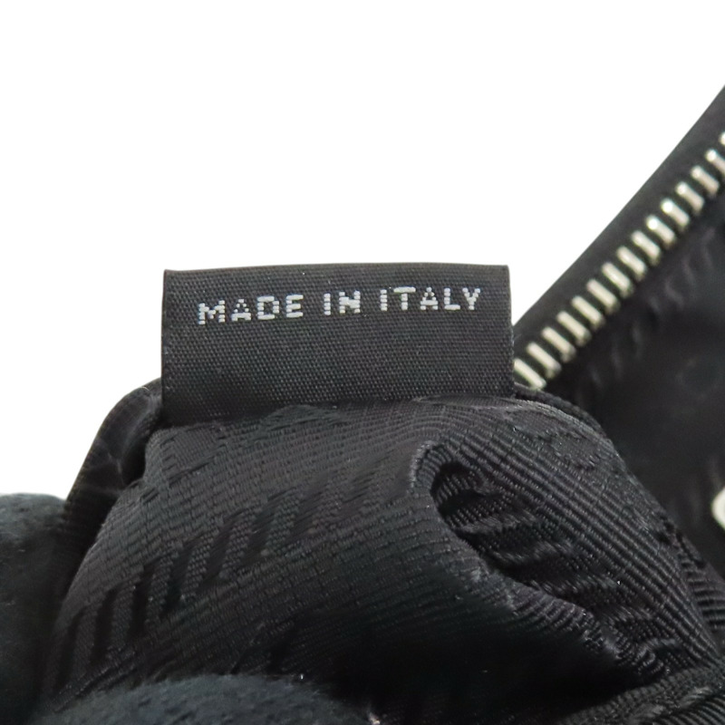 黑色 尼龍帆布 Re-Edition 肩背包【PRADA 普拉達】 1BH204-8