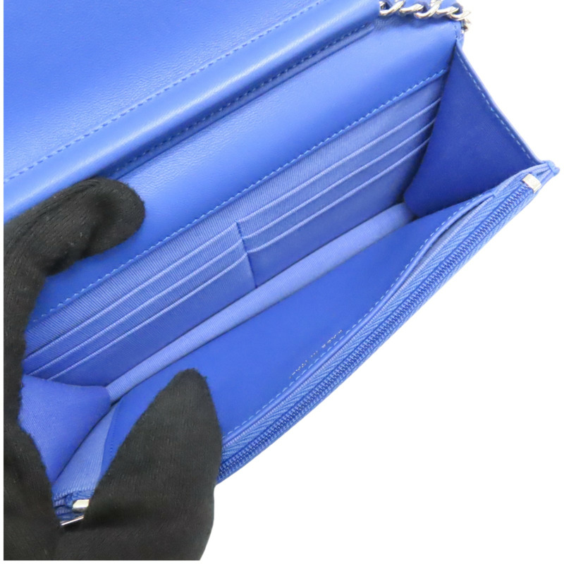 藍色羊皮 STAR WOC 鍊帶 肩背包【CHANEL 香奈兒】-4