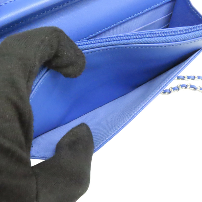 藍色羊皮 STAR WOC 鍊帶 肩背包【CHANEL 香奈兒】-6