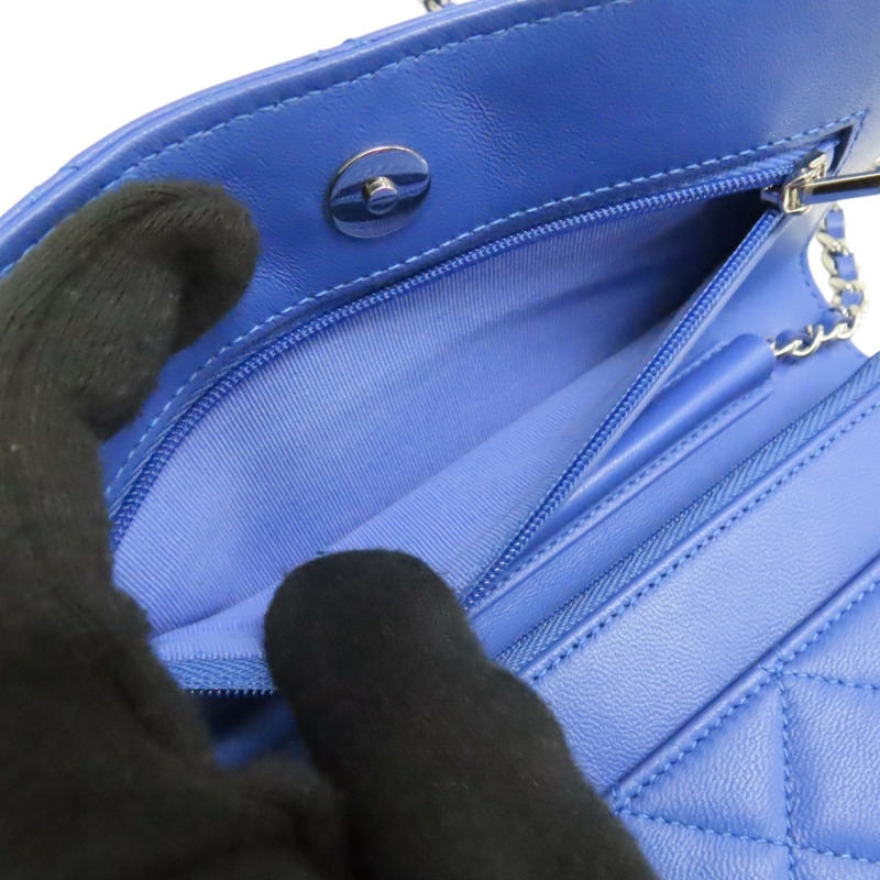 藍色羊皮 STAR WOC 鍊帶 肩背包【CHANEL 香奈兒】-8