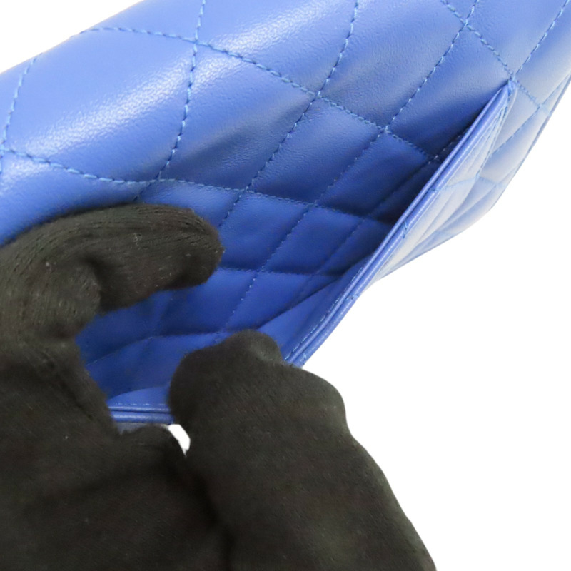 藍色羊皮 STAR WOC 鍊帶 肩背包【CHANEL 香奈兒】-9