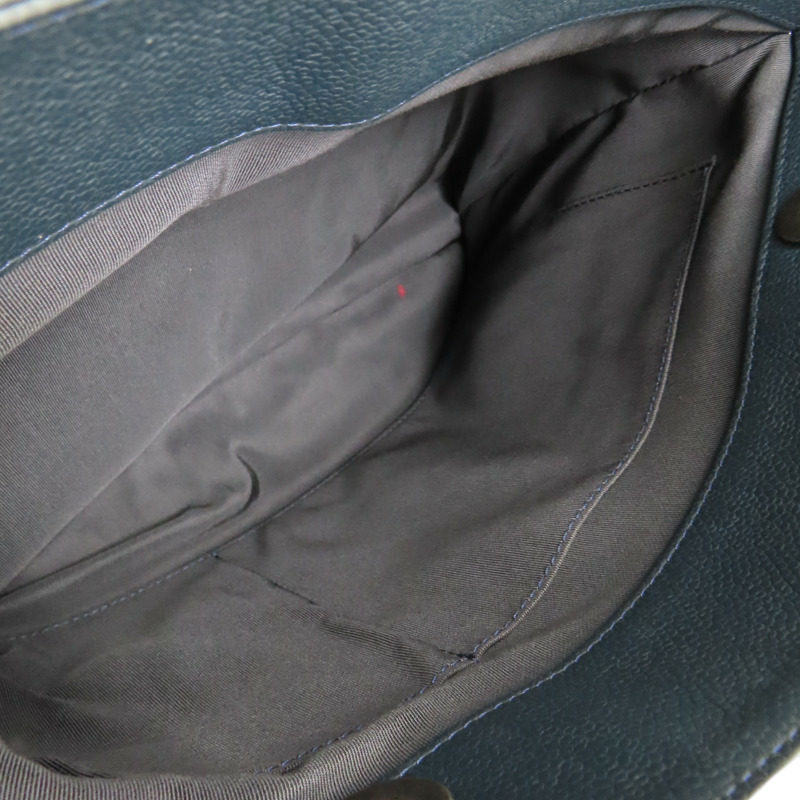 藍色 牛皮 肩背包 銀釦【CHANEL 香奈兒】-4