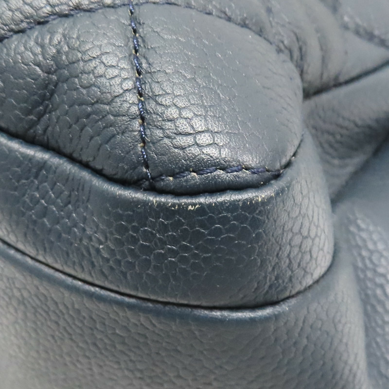 藍色 牛皮 肩背包 銀釦【CHANEL 香奈兒】-14