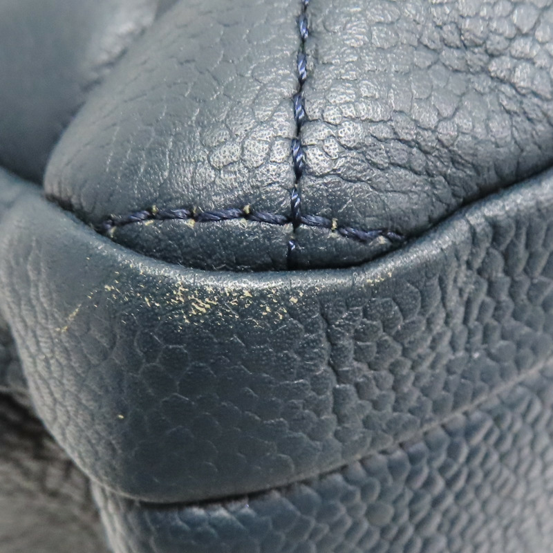 藍色 牛皮 肩背包 銀釦【CHANEL 香奈兒】-15