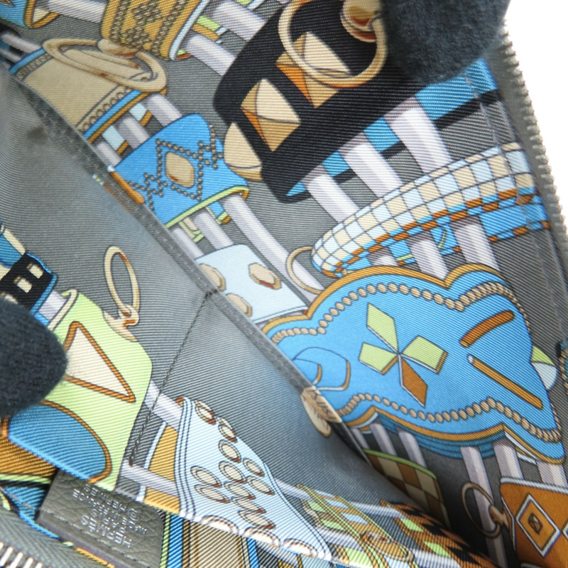 灰色 Evercolor牛皮 Silk'In 拉鍊長夾 K刻【HERMES 愛馬仕】-6