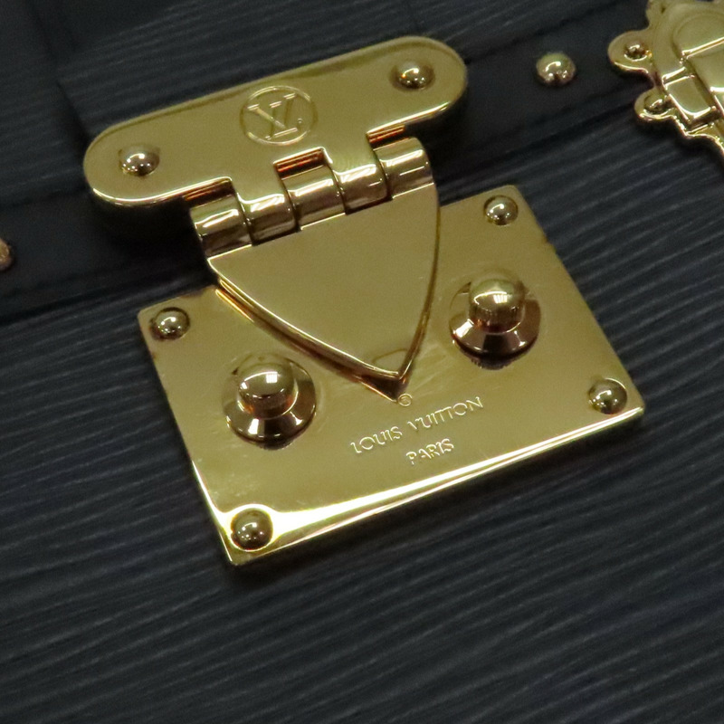 黑色 牛皮 Epi水波紋 Trunk Clutch 肩背包【LOUIS VUITTON LV 路易威登】 M53052-6