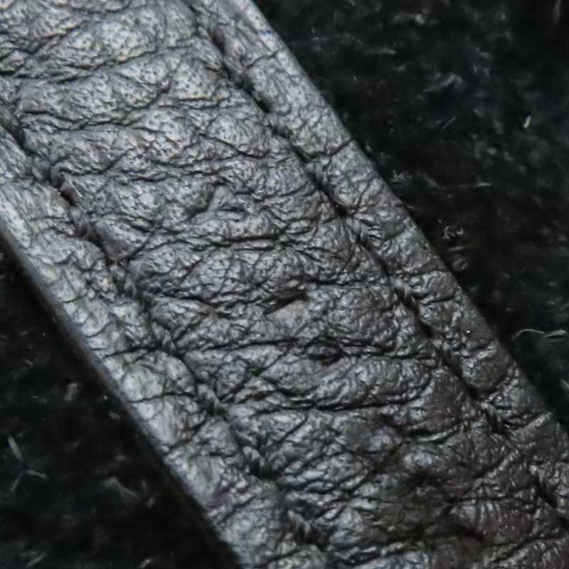 黑色 牛皮 Picotin Lock 22 手提包 Y刻 銀扣【HERMES 愛馬仕】-7