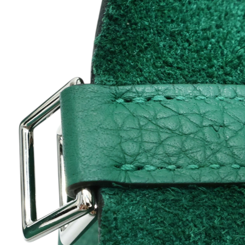 絲絨綠 Togo牛皮 Picotin Lock 18 手提包 Y刻 銀扣【HERMES 愛馬仕】 H056289CK-6