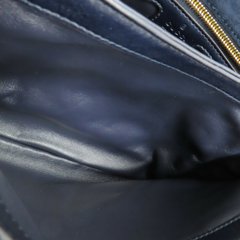 藍色 麂皮 GG Blondie 肩背包【GUCCI 古馳】 699210-4