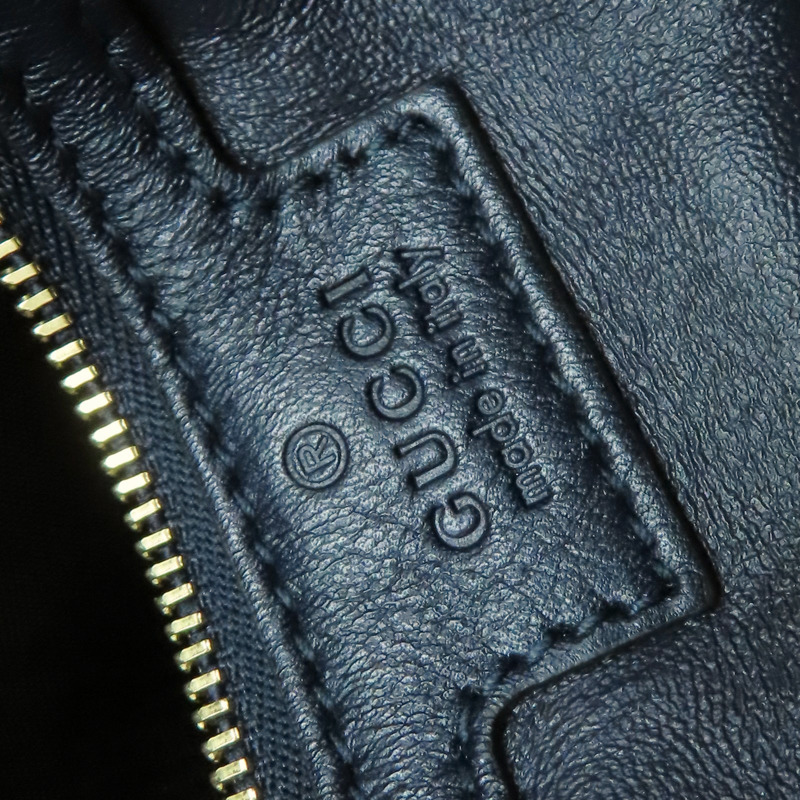 藍色 麂皮 GG Blondie 肩背包【GUCCI 古馳】 699210-6