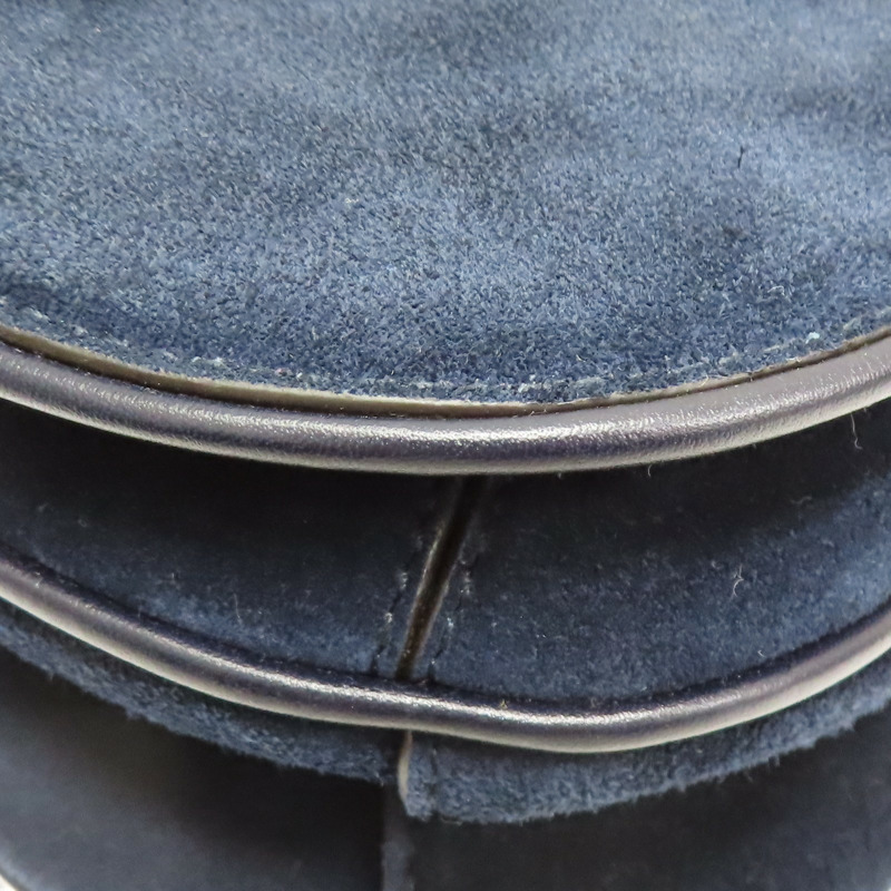 藍色 麂皮 GG Blondie 肩背包【GUCCI 古馳】 699210-14