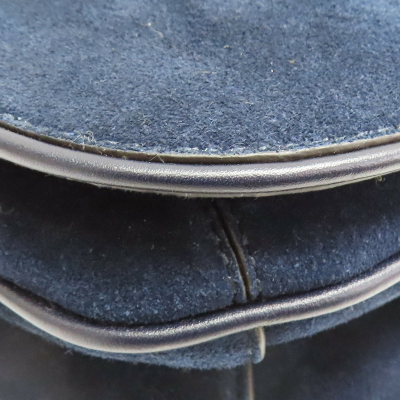 藍色 麂皮 GG Blondie 肩背包【GUCCI 古馳】 699210-15