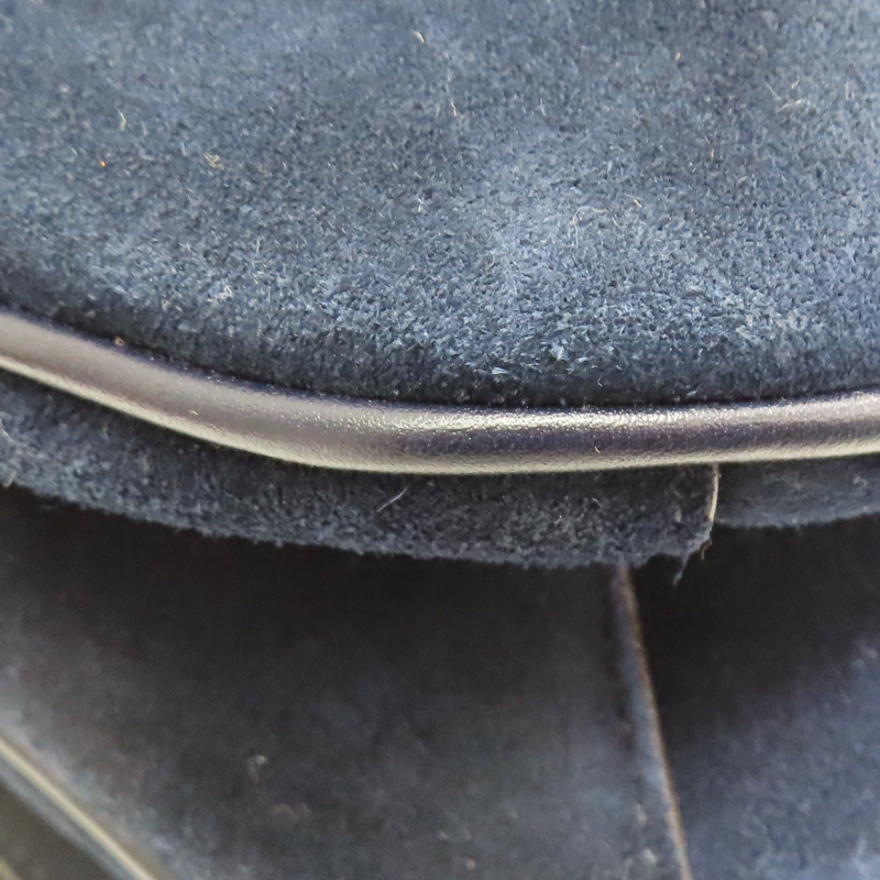 藍色 麂皮 GG Blondie 肩背包【GUCCI 古馳】 699210-17