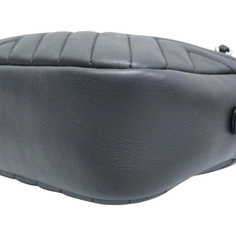 黑色 牛皮 肩背包 銀釦【CHANEL 香奈兒】 A57617-11