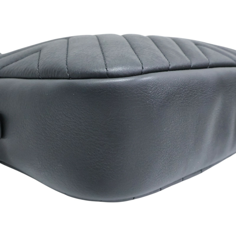 黑色 牛皮 肩背包 銀釦【CHANEL 香奈兒】 A57617-12