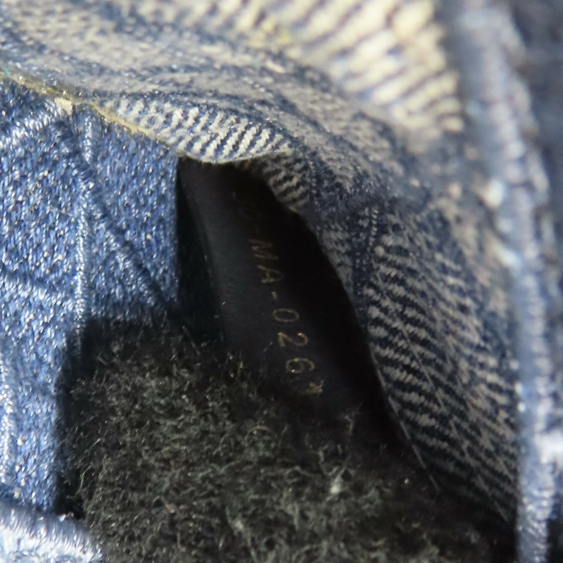 藍色 單寧布 Caro Small 肩背包【Dior 迪奧】-7