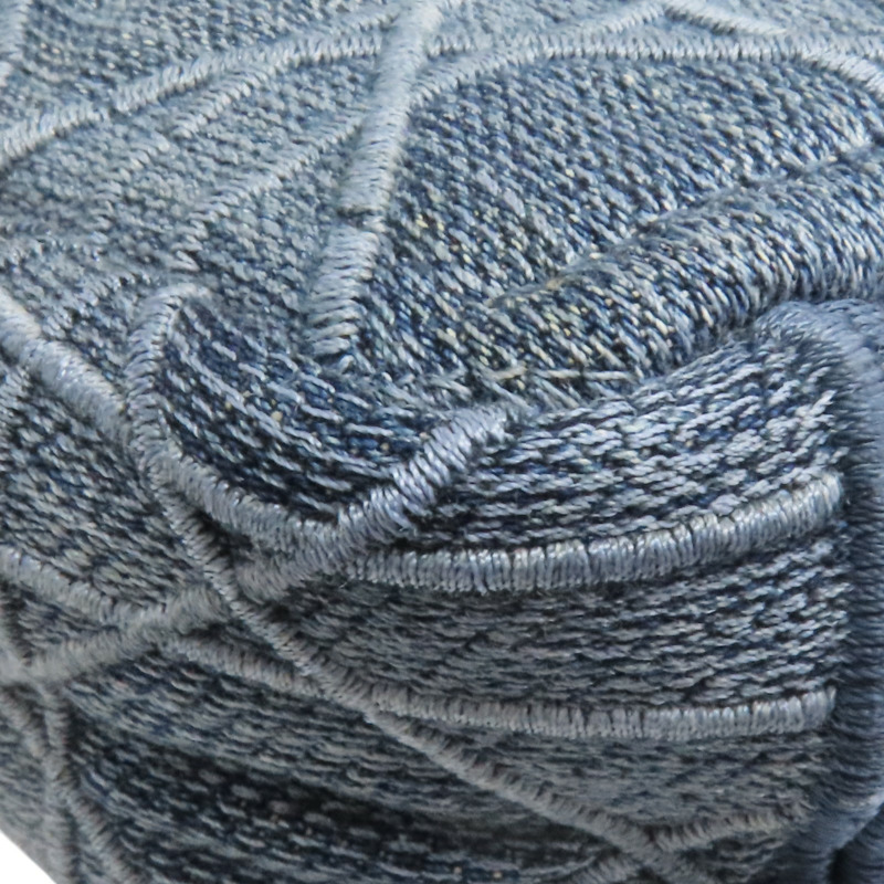 藍色 單寧布 Caro Small 肩背包【Dior 迪奧】-13