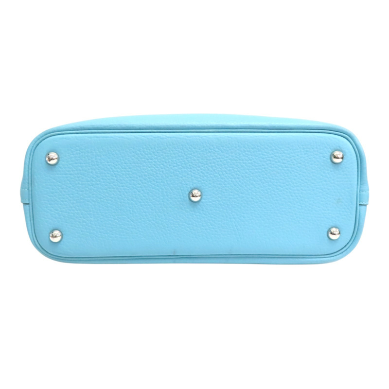 聖西爾藍 TOGO牛皮 Bolide 31 兩用包 T刻 銀釦【HERMES 愛馬仕】-3