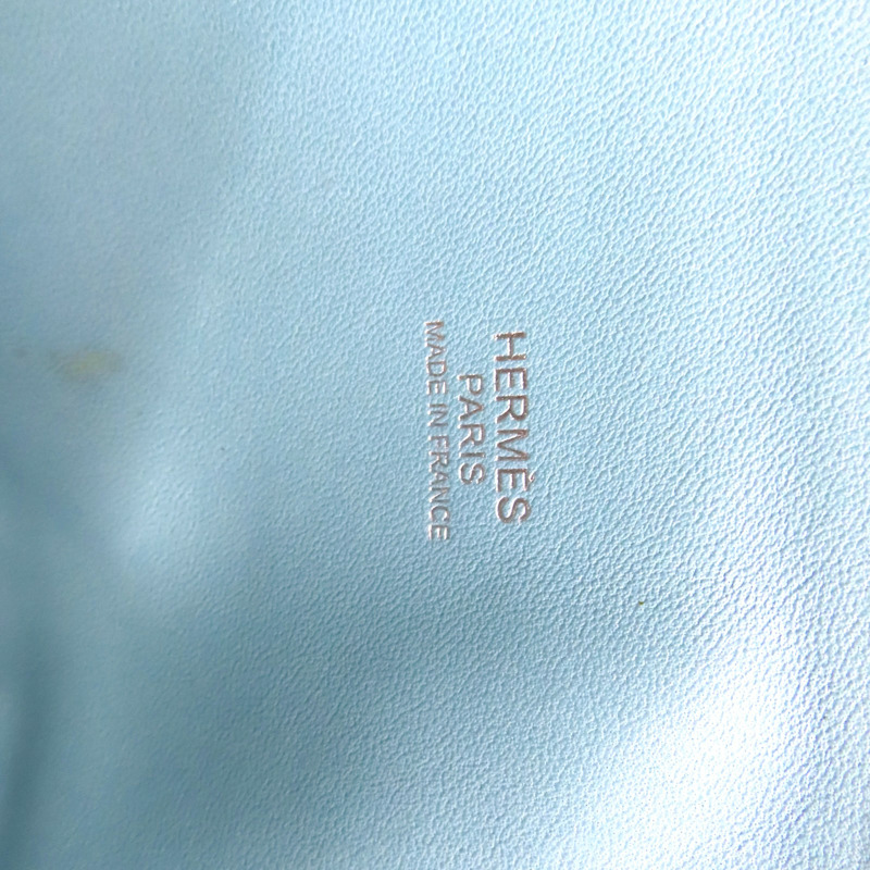 聖西爾藍 TOGO牛皮 Bolide 31 兩用包 T刻 銀釦【HERMES 愛馬仕】-5