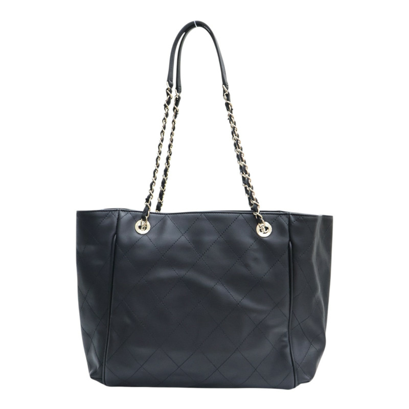 黑色 牛皮 鍊帶 肩背包 金扣【CHANEL 香奈兒】-1