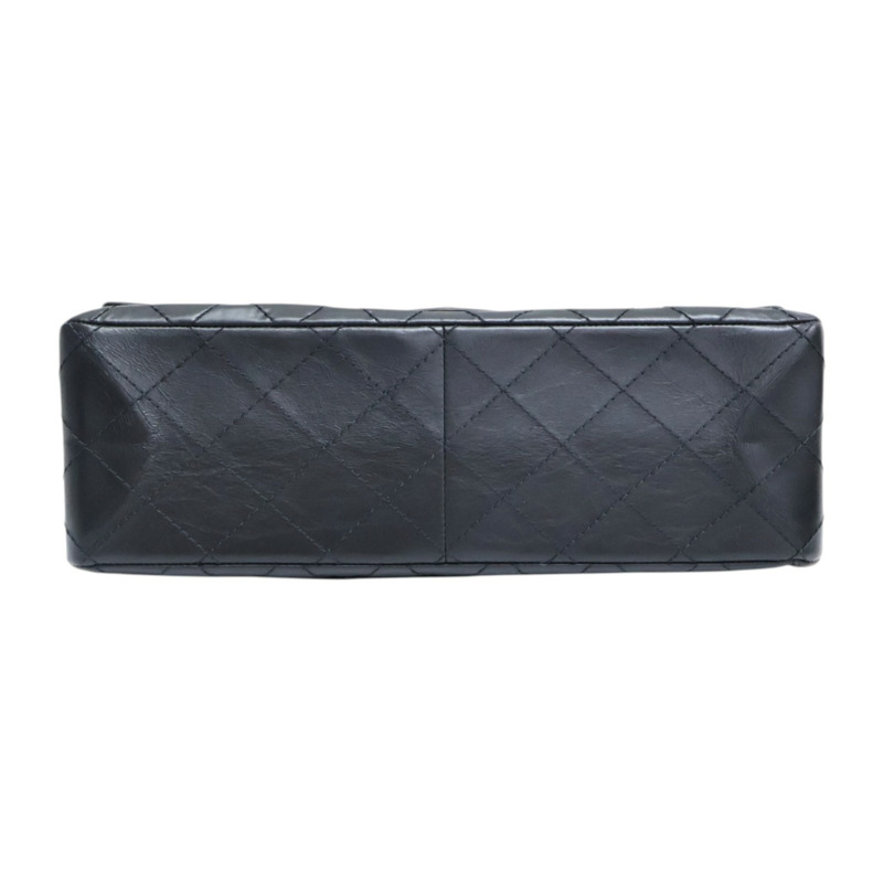 黑色 菱格紋 牛皮 2.55 鍊帶 肩背包 金扣【CHANEL 香奈兒】 A37590-3