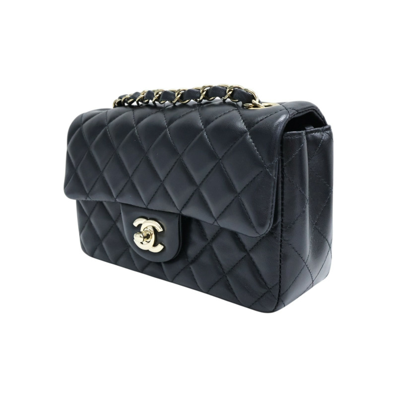 黑色 羊皮 COCO 20 鍊帶 肩背包 銀扣【CHANEL 香奈兒】 A69900-2