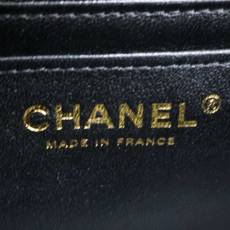 黑色 羊皮 COCO 20 鍊帶 肩背包 銀扣【CHANEL 香奈兒】 A69900-5