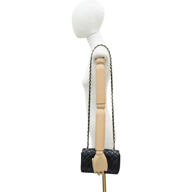 黑色 羊皮 COCO 20 鍊帶 肩背包 銀扣【CHANEL 香奈兒】 A69900-9