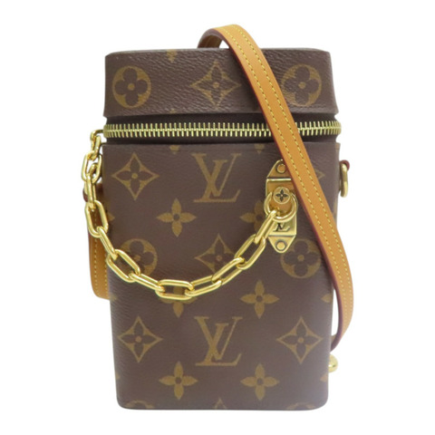 棕色 原花 PVC塗層帆布 肩背包【LOUIS VUITTON LV 路易威登】 M44914