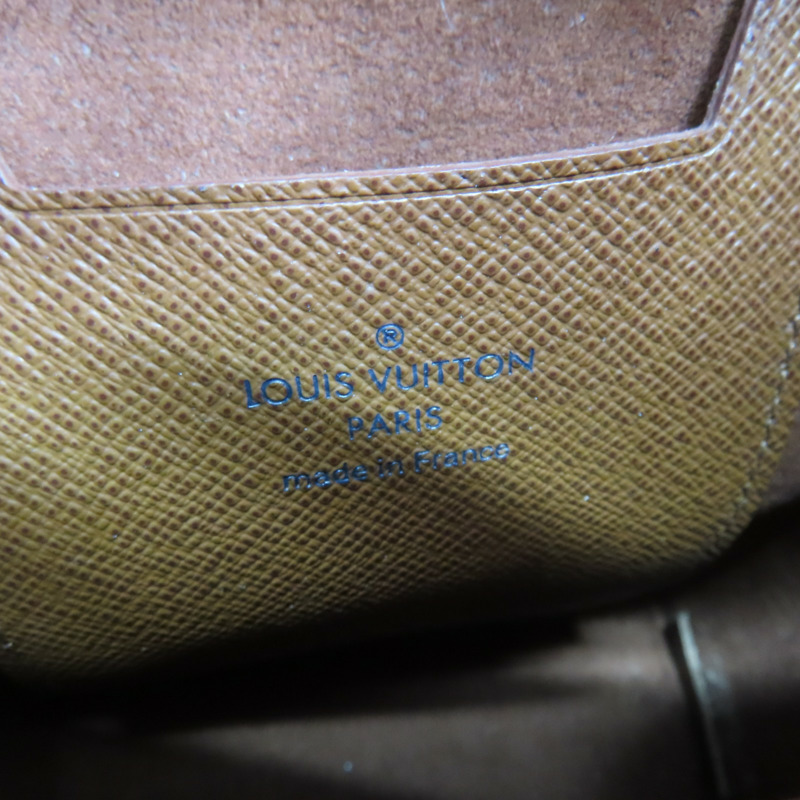 棕色 原花 PVC塗層帆布 肩背包【LOUIS VUITTON LV 路易威登】 M44914-4