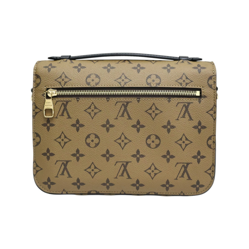 棕色 原花帆布 Pochette Metis 兩用包【LOUIS VUITTON LV 路易威登】 M44876-1
