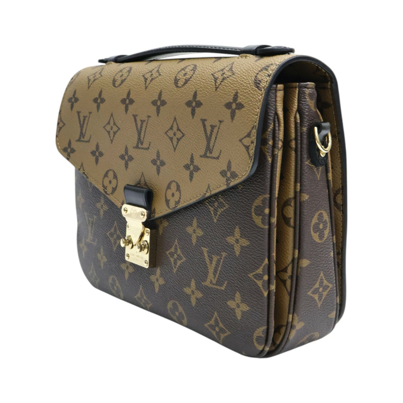棕色 原花帆布 Pochette Metis 兩用包【LOUIS VUITTON LV 路易威登】 M44876-2
