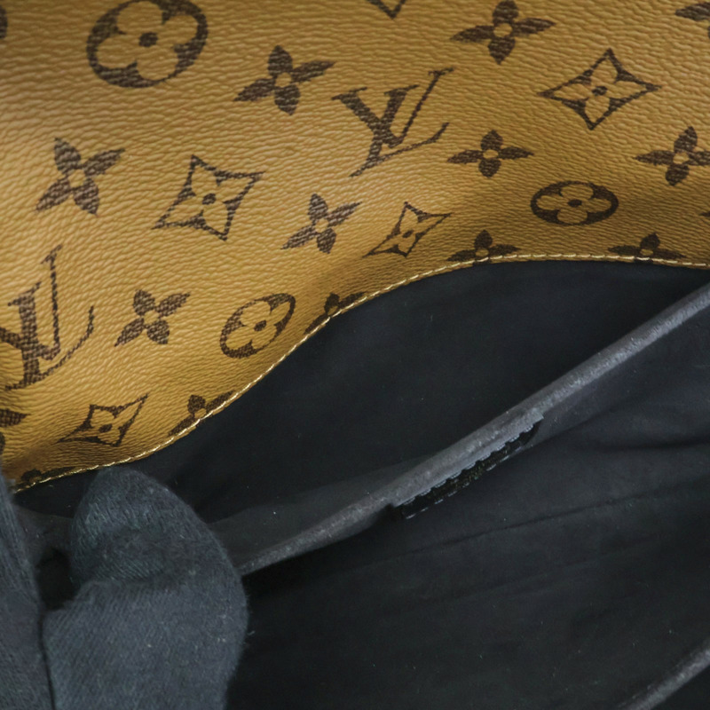 棕色 原花帆布 Pochette Metis 兩用包【LOUIS VUITTON LV 路易威登】 M44876-4