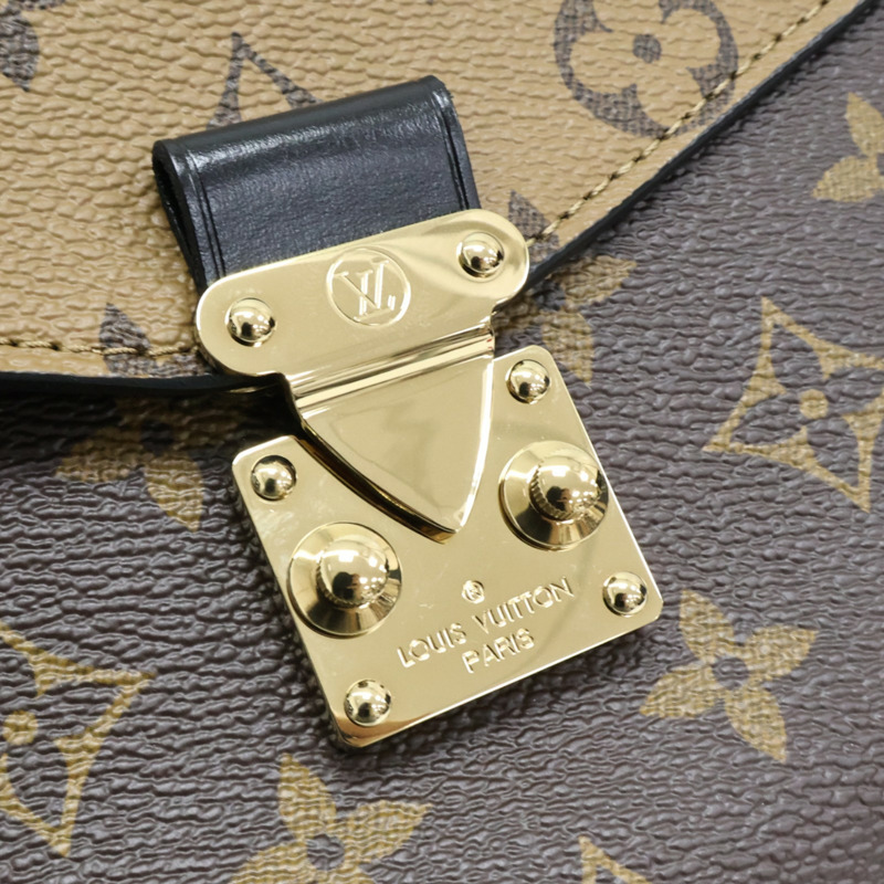 棕色 原花帆布 Pochette Metis 兩用包【LOUIS VUITTON LV 路易威登】 M44876-8