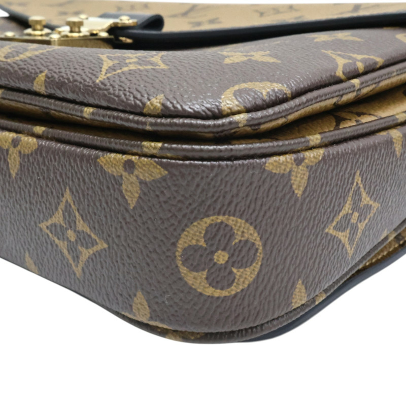 棕色 原花帆布 Pochette Metis 兩用包【LOUIS VUITTON LV 路易威登】 M44876-14