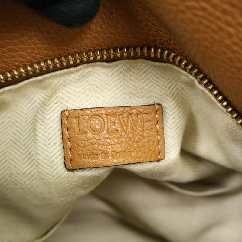 棕色 牛皮 Puzzle Small 肩背包【LOEWE 羅威】 A510S21-6